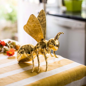 Gold Finish Queen Bee Sculpture