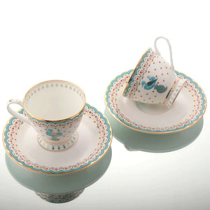 Set of 2 Dasera Tea Cup & Saucer