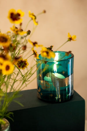 Cheetahs Handblown Candle Votiv