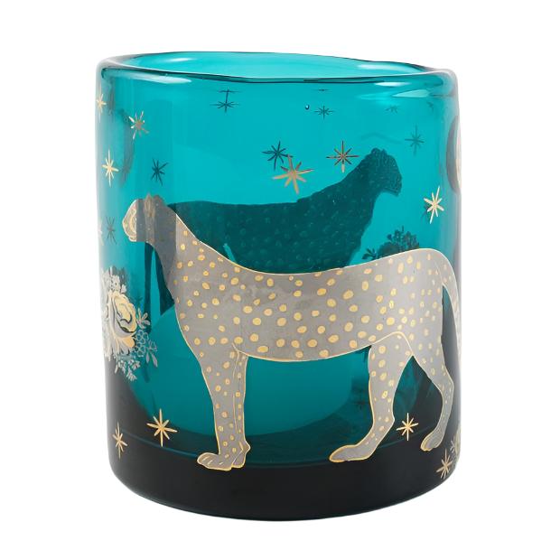 Cheetahs Handblown Candle Votiv