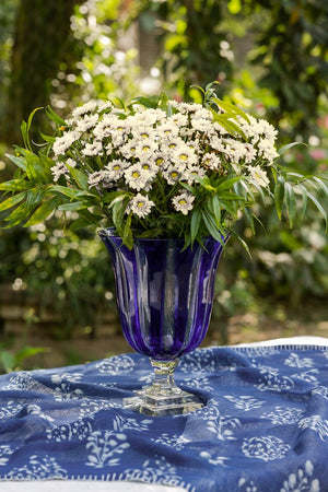 Hand-blown Crystal Glass Centerpiece