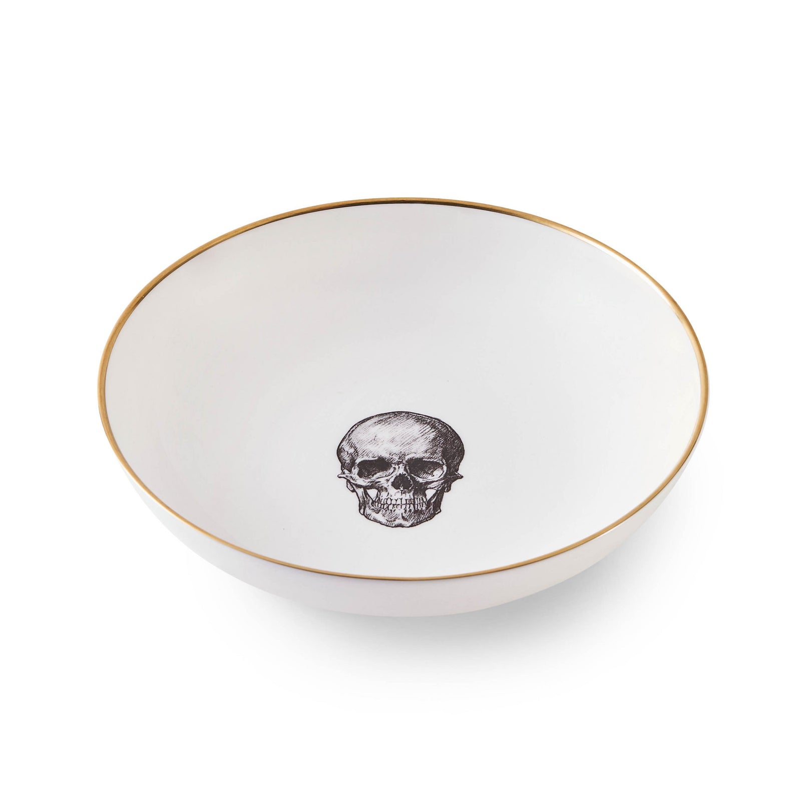 Set of 4 Skull 22kt Gold Bowls