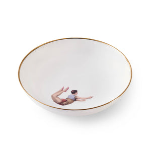 Set of 4 Trapeze Boy 22kt Gold Bowls