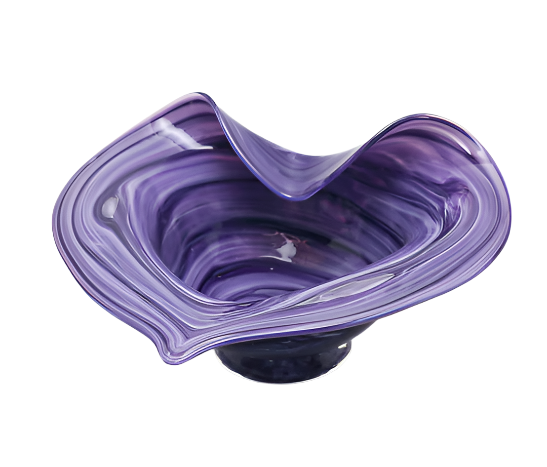 Arc Sculpture Viola Centerpiece