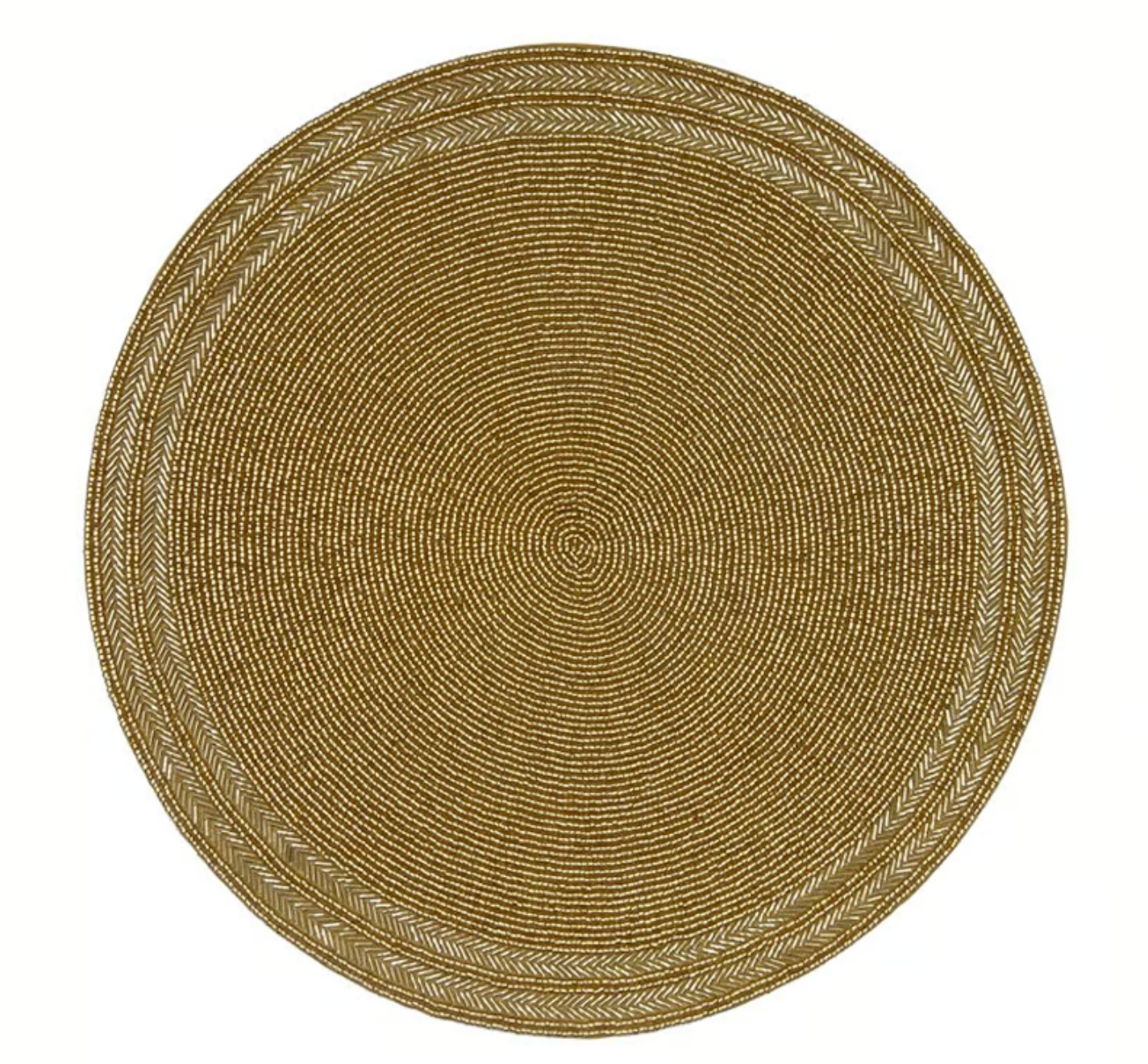 Set of 2 Sparkle Gold Placemats