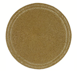 Set of 2 Sparkle Gold Placemats