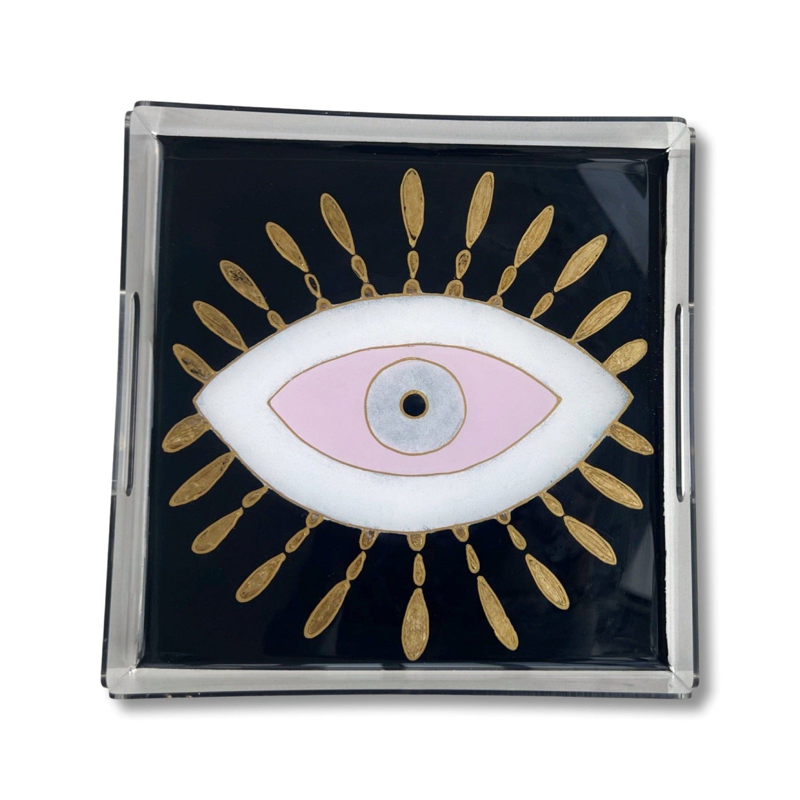 Pink Eye Nazar Tray