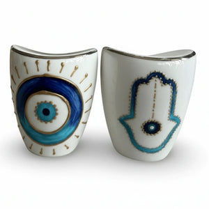 Hamsa & Evil Eye Salt and Pepper Shakers