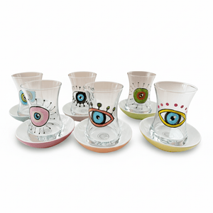 Set of 6 Rafi Teacups