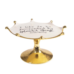 Freddie Mercury - Cake Stand with Quote