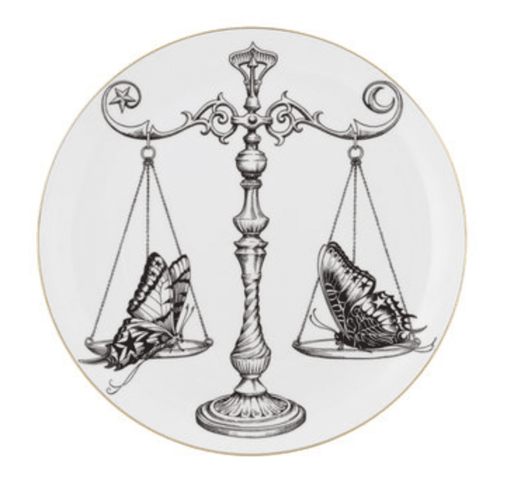 Libra Zodiac Wall Plate